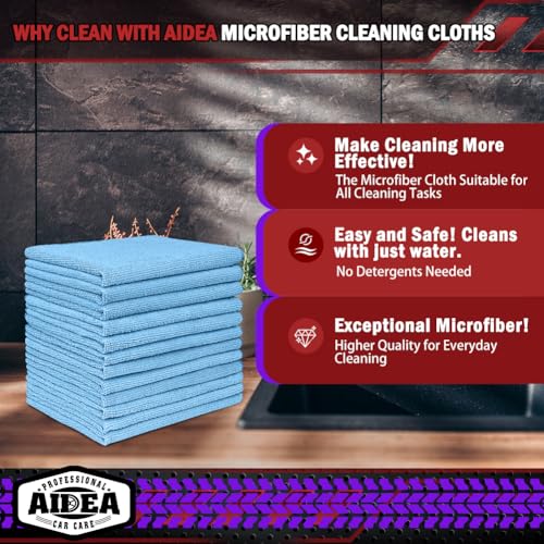Microfiber Cleaning Cloth (Blue / 150PK)