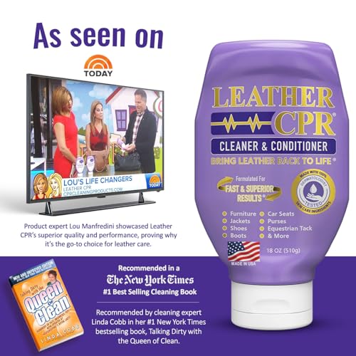 Cleaner and Conditioner 18oz. Bring Leather Back To Life on Furniture (18 Ounce (Pack of 1))