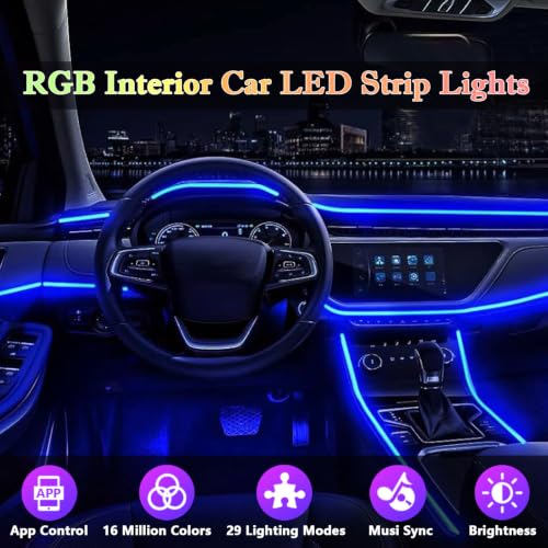 RGB Interior Car LED Strip Lights