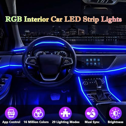 RGB Interior Car LED Strip Lights
