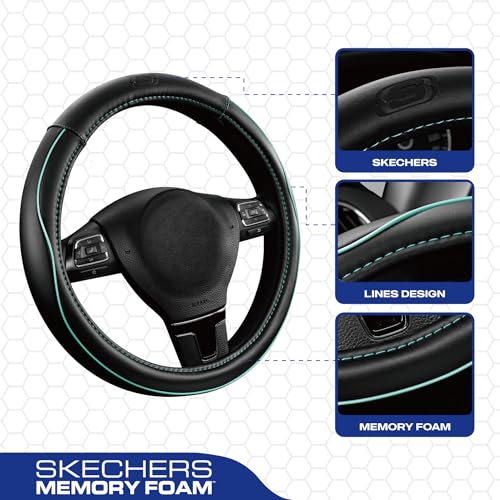 Memory Foam Steering Wheel Cover (Mint)