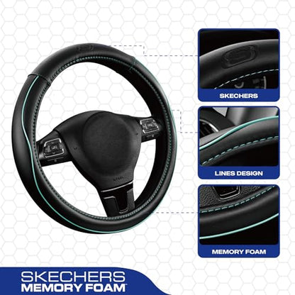 Memory Foam Steering Wheel Cover (Mint)
