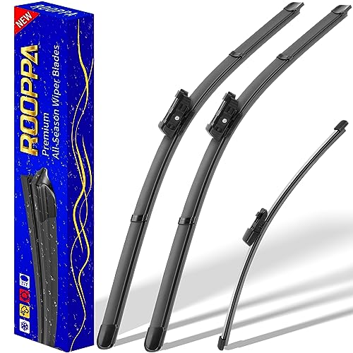 3 Wipers Fits Volkswagen Golf (26"/18"/11")