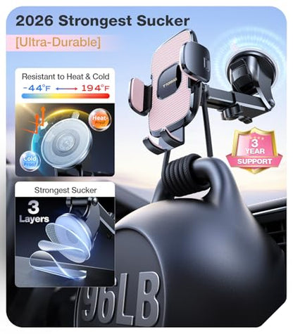 Pink Phone Holders for Your Car【Ultra (Pink)