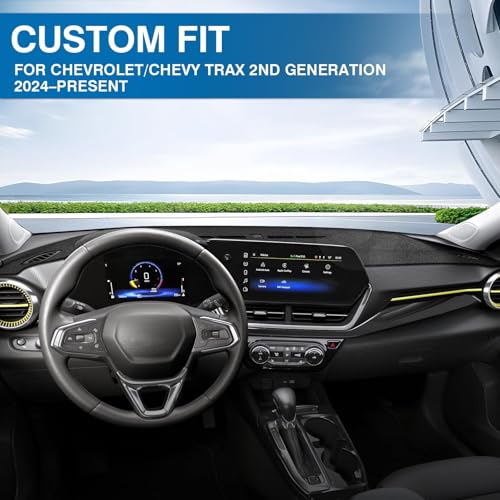 Black Dash Cover for Chevrolet (Trax 22-26(Black))