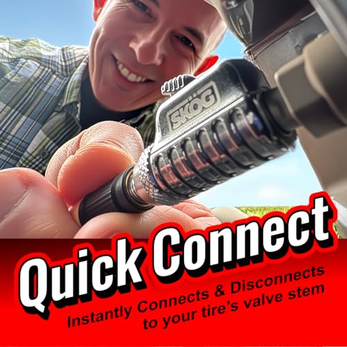 Chuck Mates Platinum Locking Air Chuck Quick (Best for Portable Tire Inflators / 2 Pack)