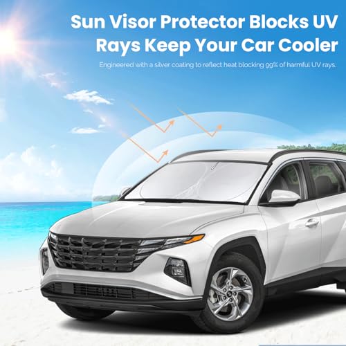 Windshield Sunshade for Hyundai Tucson 2022 (for Hyundai Tucson 2022-2026)