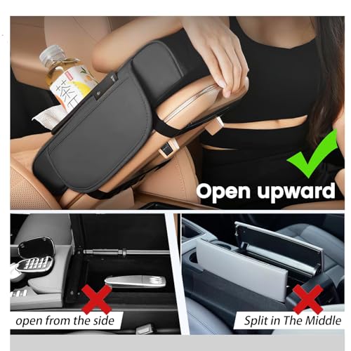 Car Arm Rest Cover Pad (Black)