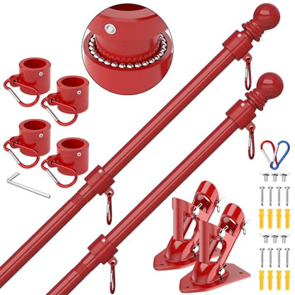 Flag Pole Upgraded Bracket (Red)
