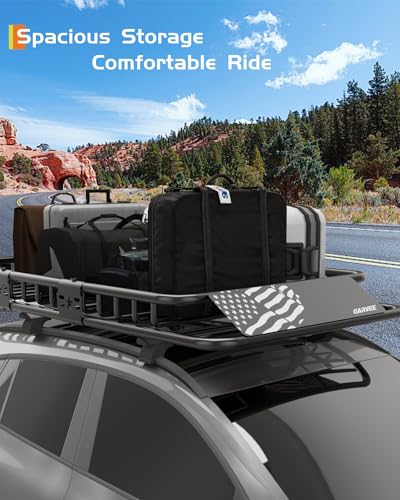 46" x 36" Universal Roof Rack Cargo Carrier Basket (Flag / 46'' Roof Basket)