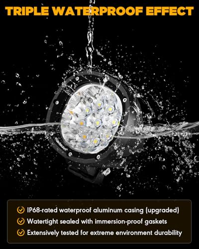 P4 Series 4In Round Offroad Light (P4 Series-6 Modes Spot Beam)