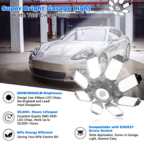 Garage Lighting (200W - 1Pack)