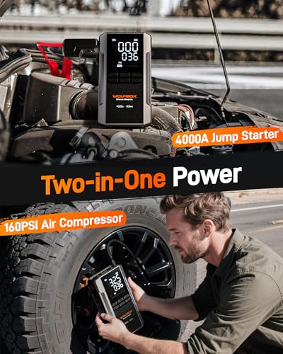 MV24A 4000A Jump Starter with 160PSI Air Compressor (4000A)
