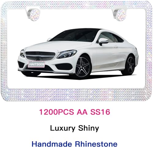 2 Pack License Plate Frames for Women (Colorful (2PCS))