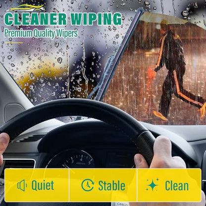 Windshield Wiper Blades Replacement for Honda Odyssey 2005 (26"+22"+16")