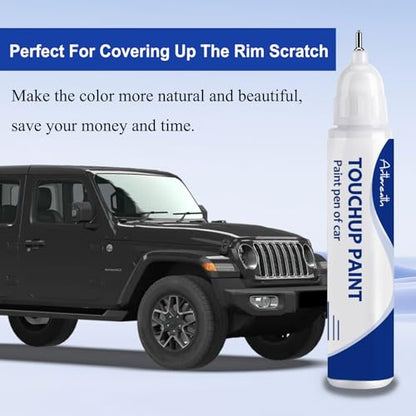 Black PX8 Touch Up Paint for Jeep OEM Color Match Car Paint Pen (Black(PX8))