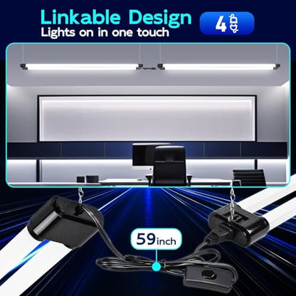 LED Shop Light 4FT 44W (Black / 44w)