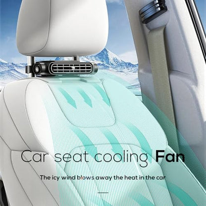 Upgrade Car Seat Cooling Fan (A-Black)