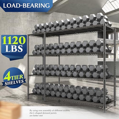 52.4" W Storage Shelves (13.78"D x 52.36"W x 59"H)