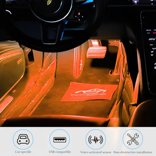 Car Interior LED Lights (Orange)