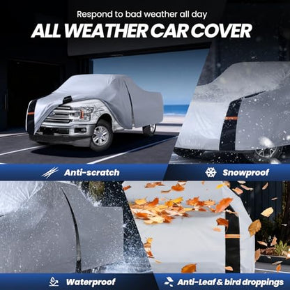 Multi Layer Ford F150 Truck Cover (W.Fit F-150(1997-2026) Regular Cab LB / White Truck Cover)