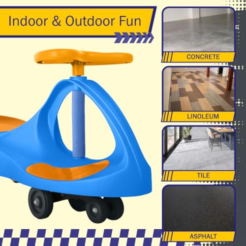 Lil’ Rider Wiggle Car (Blue and Orange)