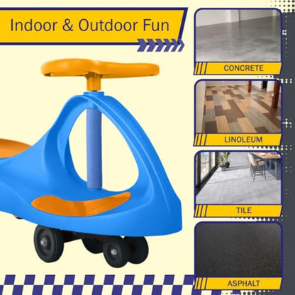 Lil’ Rider Wiggle Car (Blue and Orange)