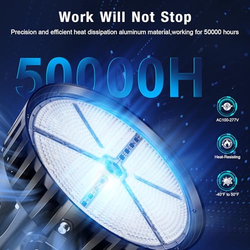 600W Dimmable LED Stadium Lights Outdoor for Sport Court (600W-1Pack)