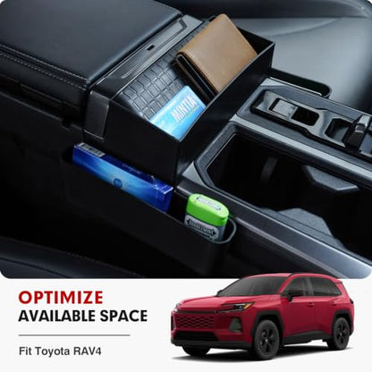 Center Console Sunglasses Holder for 2026 Toyota RAV4 Accessories (2026 Toyota RAV4-Side Tray)