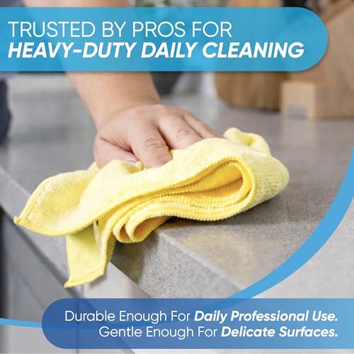Bulk 16" x 16" All Purpose Microfiber Towels Wholesale (Green-200 Qty / 200 Pack)
