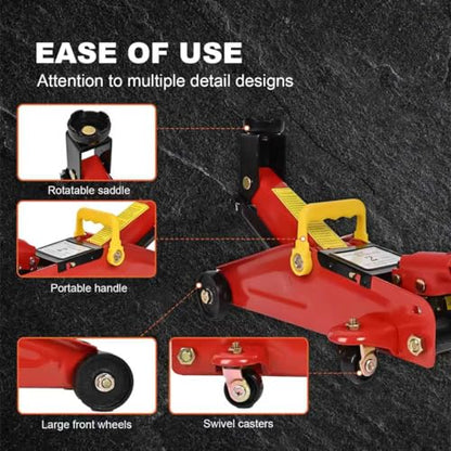 AAIN AA095 2 Ton Hydraulic Floor Jack (2 ton / red)