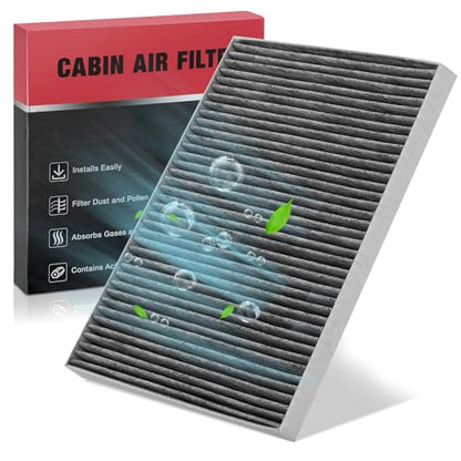 Cabin Air Filter Compatible with Chrysler Pacifica 2004 (9.5" x 12.3" x 1" / CF9597A)