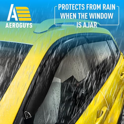 Extra Durable Window Deflectors Tape (For Jeep Cherokee 14-23 6pcs.)