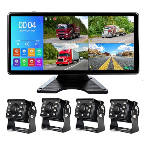 4K RV Backup Camera (10.36 Inch Monitor)