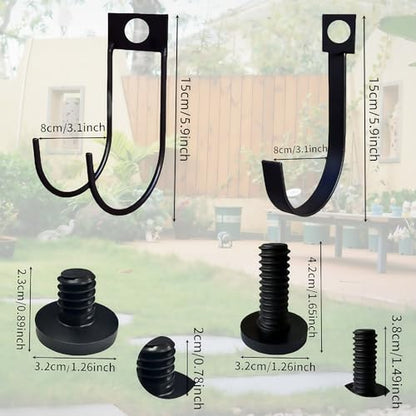 4 Pack Storage Shed Hooks for Suncast