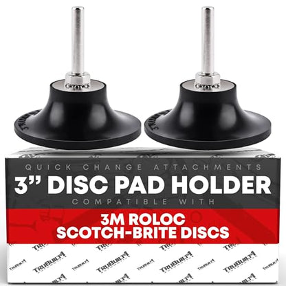 3 inch Conditioning Disc Pad Holder Assembly (ROLOC Pad 3" - 2 Pack)