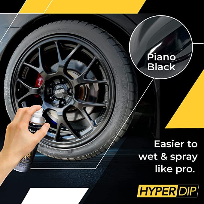 com HyperDip Paint (11 Ounce (Pack of 1) / Piano Black)