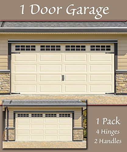 Hinge IT Premium Carriage House Handle & Hinge (Pack of 1 / Premium Hinges)