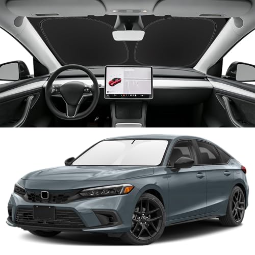 Custom Fit Windshield Sun Shade for Honda Civic 2022 (for 2022-2026 Honda Civic)