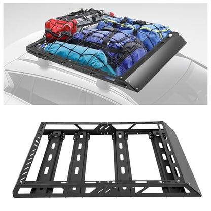 50" Roof Rack Cargo Basket W (50.38" x 39" x 4.75")