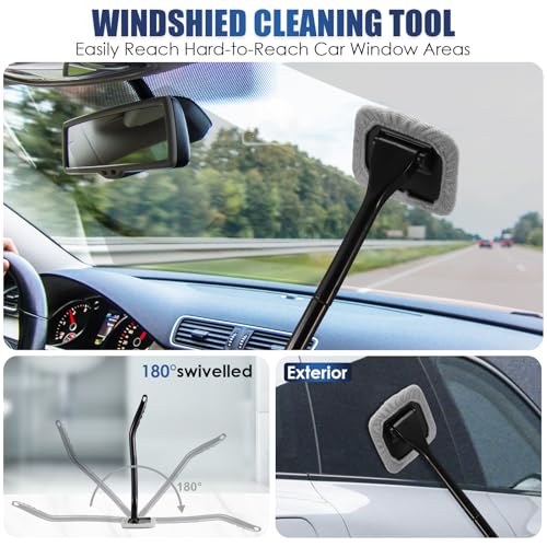 21Pcs Car Cleaning Kit with High Power Handheld Vacuum (Grey / 21Pcs)