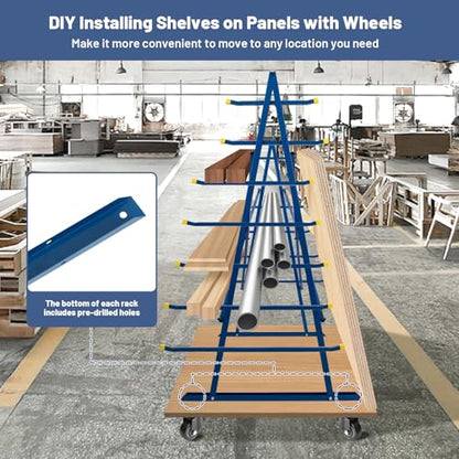 7 Tier Steel Horizontal Storage Rack (Horizontal Storage Rack-2)
