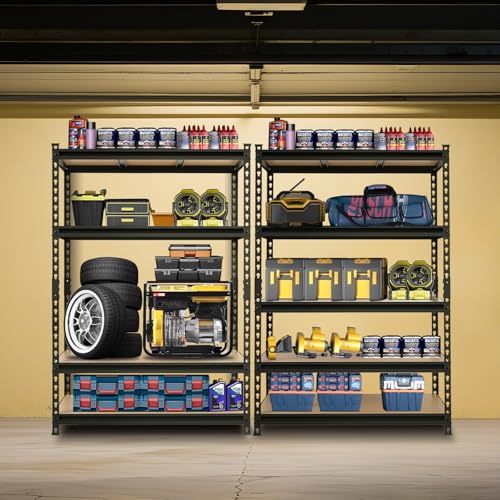 Storage Shelving Unit (72"Hx48"Wx24"D)