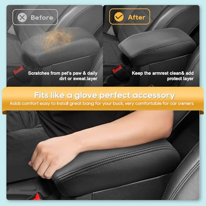 Armrest Cover for 2015 (7)For 15-23 Renegade BU Regular Black)