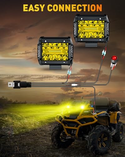 4 Inch LED Pod Lights (Yellow)