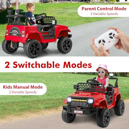 Kids Ride On Truck (Red / 37" × 24.5" × 25.5'')