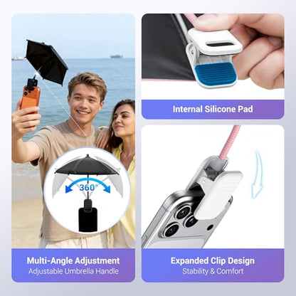 Phone Umbrella (PINK(Clip-on))
