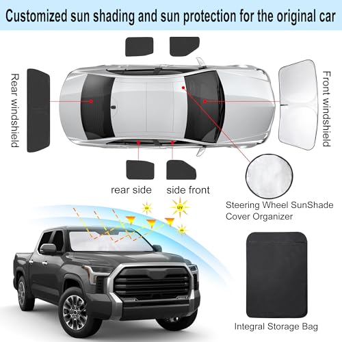 Window Shades for Toyota Tundra 2022 (Toyota Tundra 2022-2026)