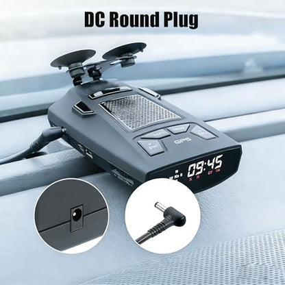 Power Cord for Cobra Radar Detector 480i Esr800 Xrs9370 Esd7570 Charger 12V (USB to DC)