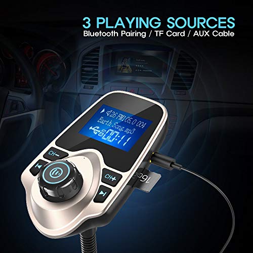 Bluetooth 5.4 Car Adapter (Golden)